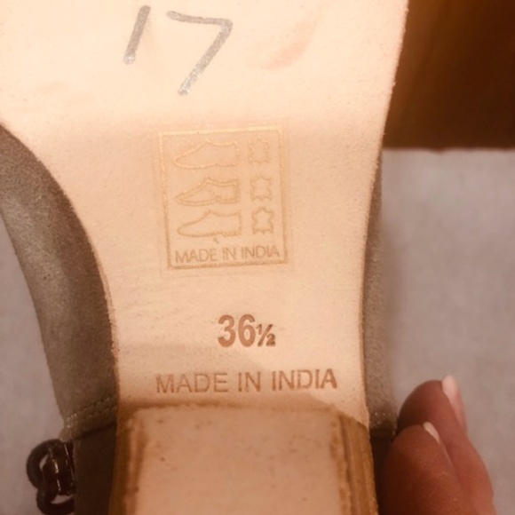 Free People New Frontier Western Dusty Mint suede 36.5 - Picture 10 of 11